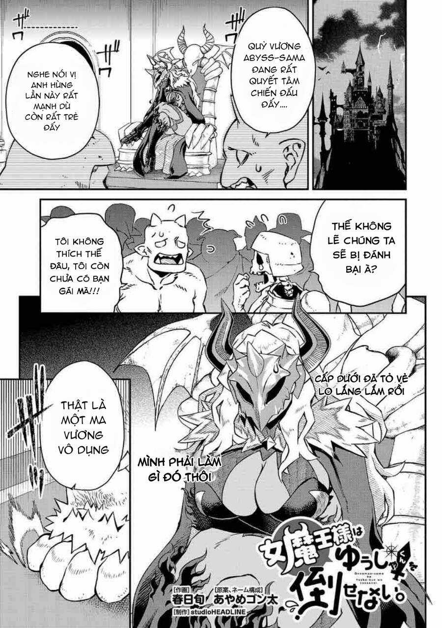 Quỷ Vương-Sama Không Thể Đánh Bại Hero-Kun! Chapter 3 trang 1