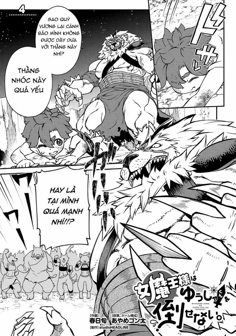 Quỷ Vương-Sama Không Thể Đánh Bại Hero-Kun! Chapter 4 trang 1