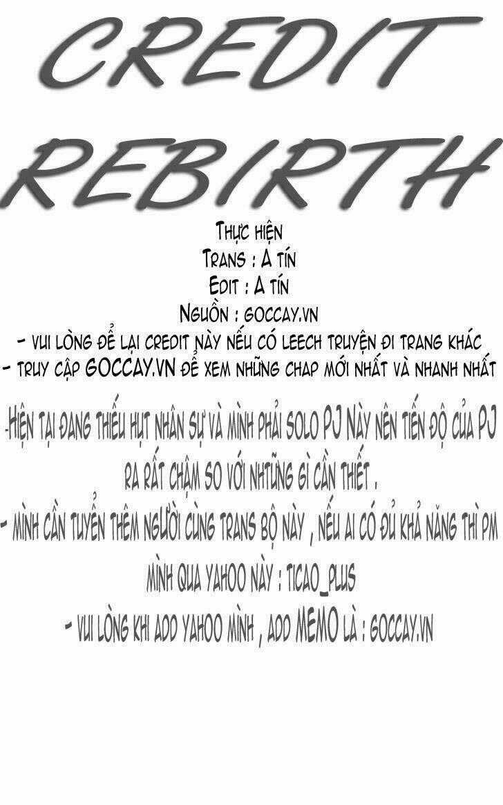 Rebirth - Tái Sinh Chapter 4 trang 0