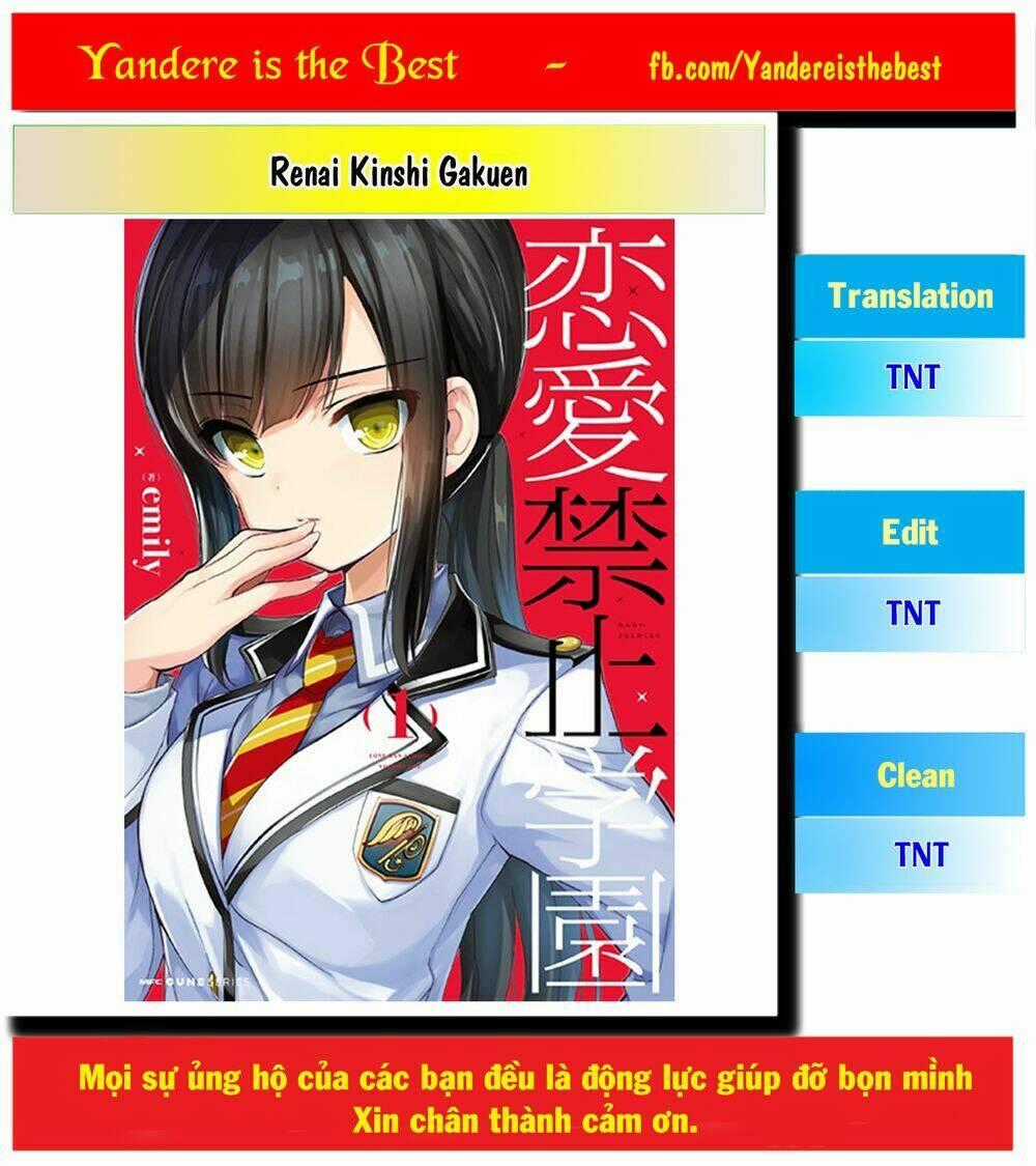 Renai Kinshi Gakuen Chapter 1 trang 0