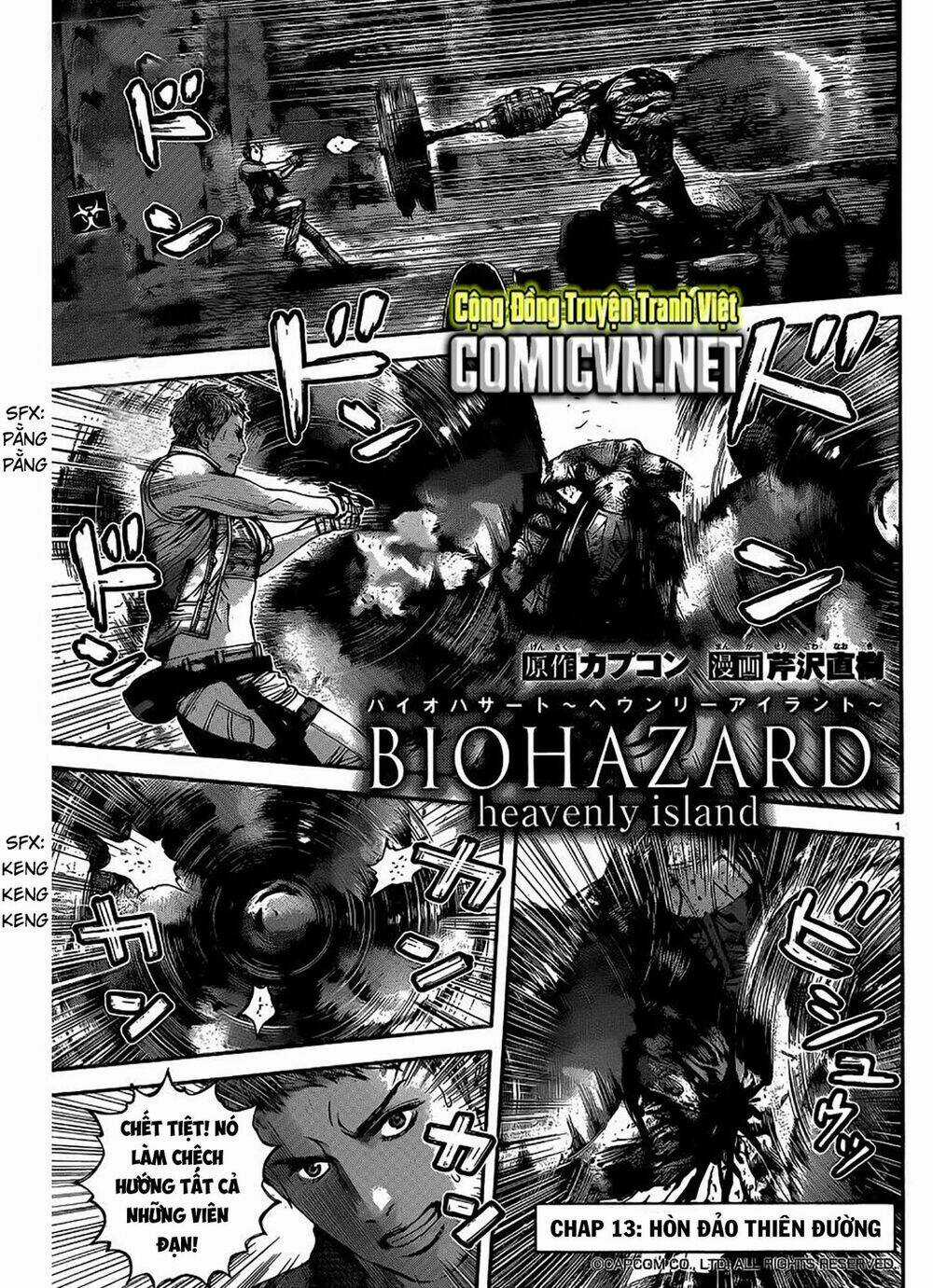 Resident Evil Biohazard Heavenly Island Chapter 13 trang 0