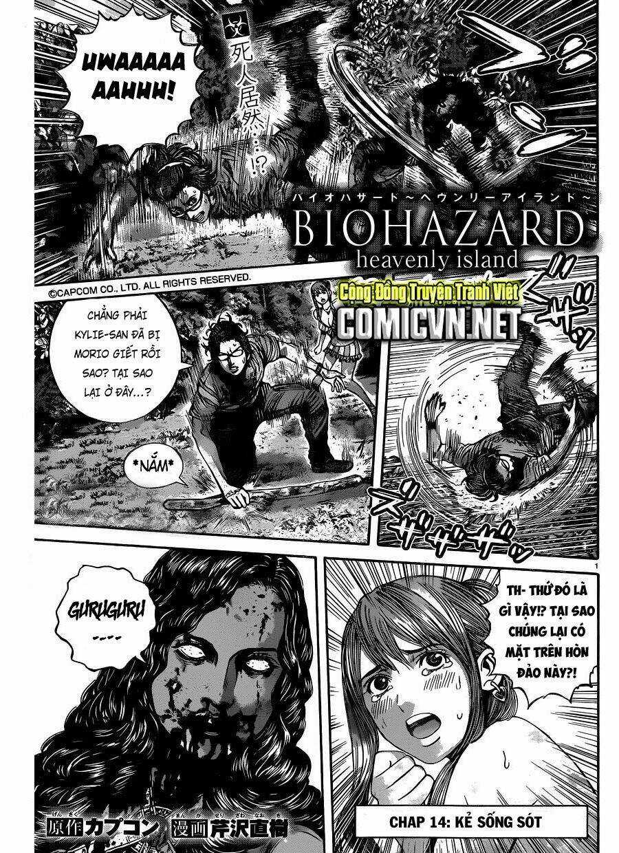 Resident Evil Biohazard Heavenly Island Chapter 14 trang 0