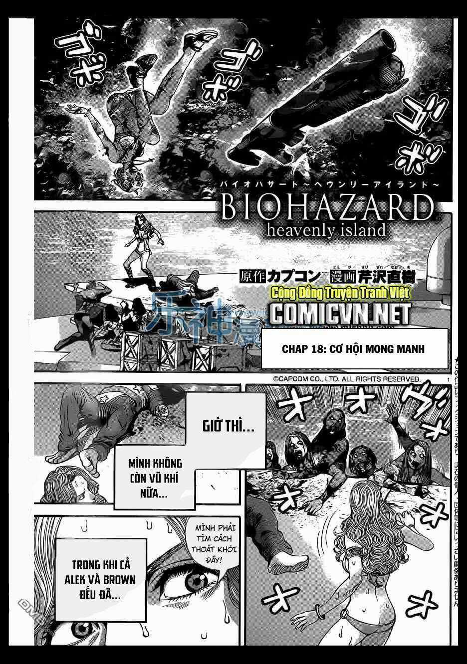 Resident Evil Biohazard Heavenly Island Chapter 18 trang 0