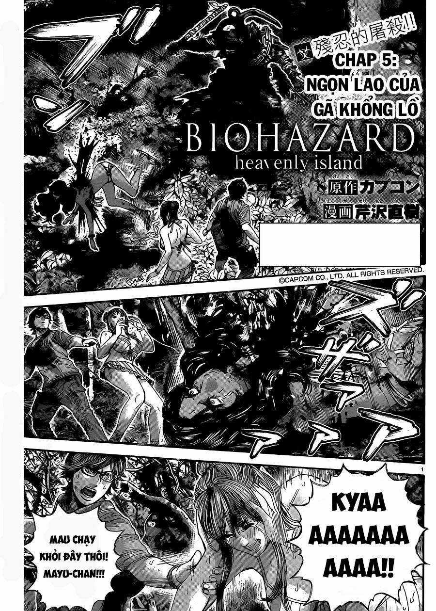 Resident Evil Biohazard Heavenly Island Chapter 5 trang 0