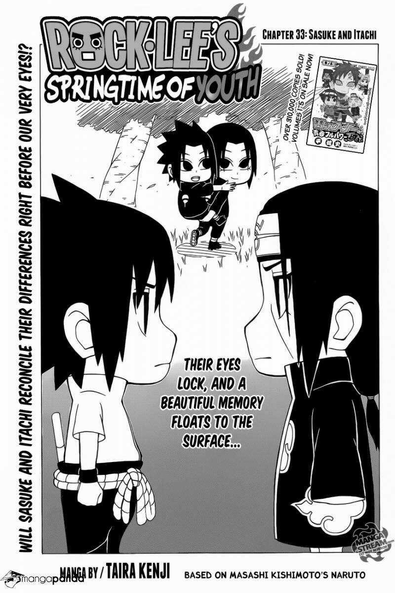 Rock Lee's Springtime Of Youth Chapter 33 trang 1