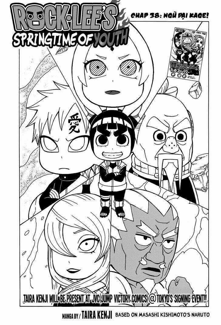 Rock Lee's Springtime Of Youth Chapter 38 trang 1