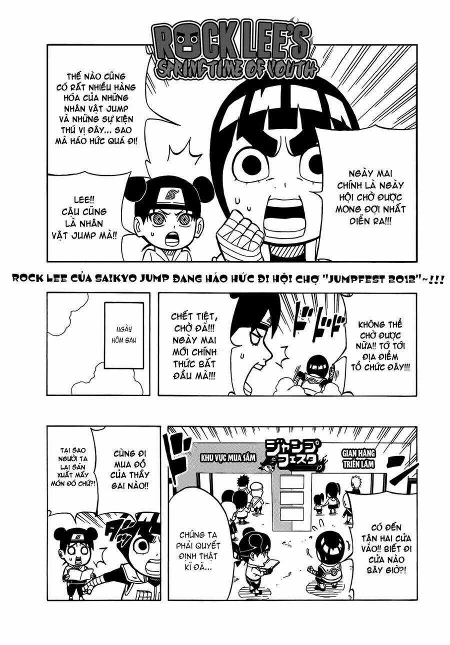 Rock Lee's Springtime Of Youth Chapter 8.5 trang 0