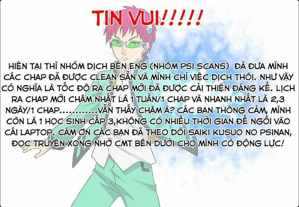 Saiki Kusuo No Sainan Chapter 48 trang 0