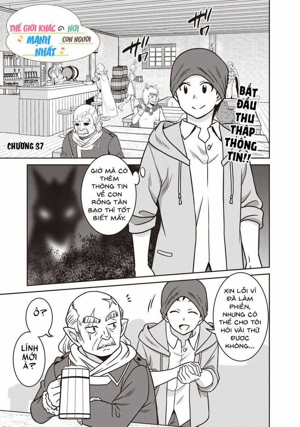 SAIKYOU NO SHUZOKU GA NINGEN DATTA KEN Chapter 37 trang 1