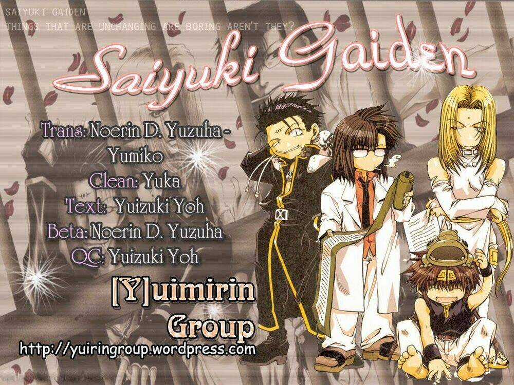 Saiyuki Gaiden Chapter 8 trang 0