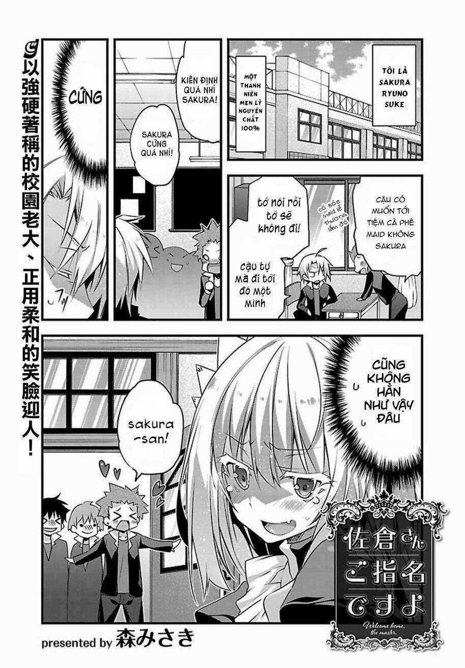 Sakura-San Goshimei Desu Yo Chapter 3 trang 1