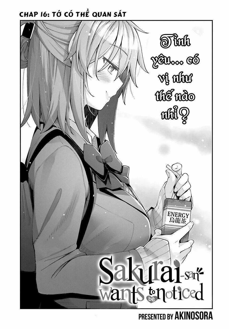 SAKURAI-SAN MUỐN ĐƯỢC ĐỂ Ý Chapter 16 trang 1