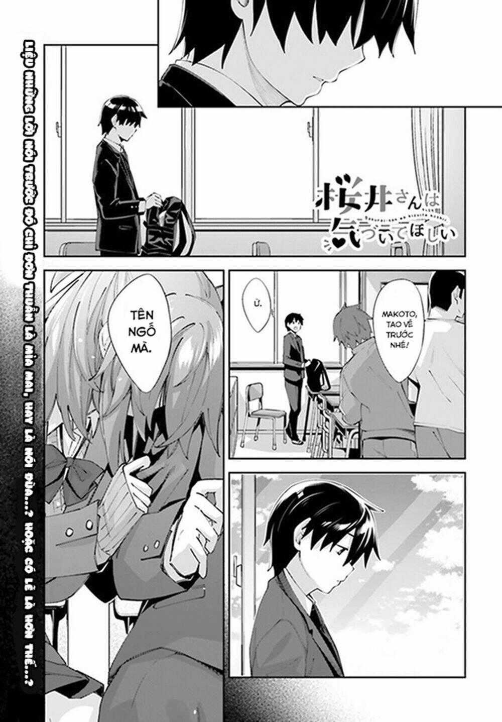 SAKURAI-SAN MUỐN ĐƯỢC ĐỂ Ý Chapter 22 trang 1