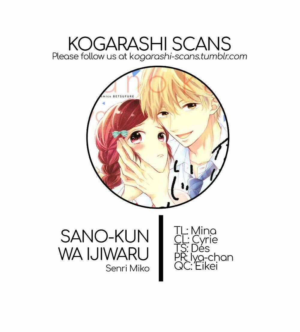 Sano-Kun Wa Ijiwaru Chapter 1.5 trang 1