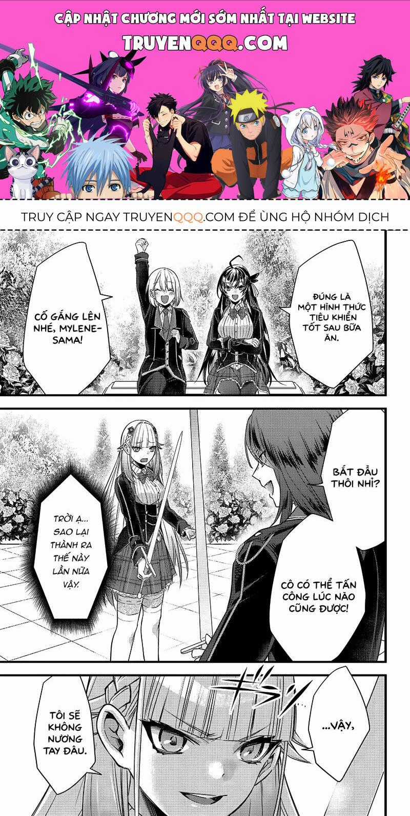 Savage Fang Ojou-Sama: Shijou Saikyou No Youhei Wa Shijou Saikyou No Bougyaku Reijou To Natte Ni Dome No Sekai O Musou Suru Chapter 12 trang 0