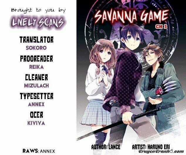 Savanna Game: The Comic Manga Chapter 3 trang 1