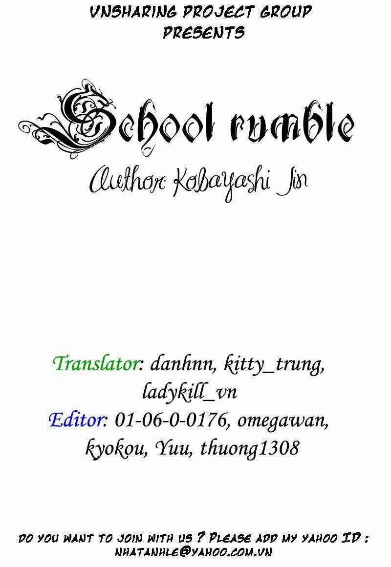 School Rumble Chapter 40 trang 0