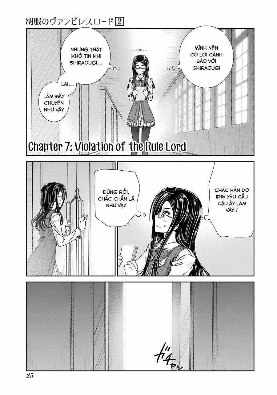 Seifuku No Vampiress Lord Chapter 7 trang 1