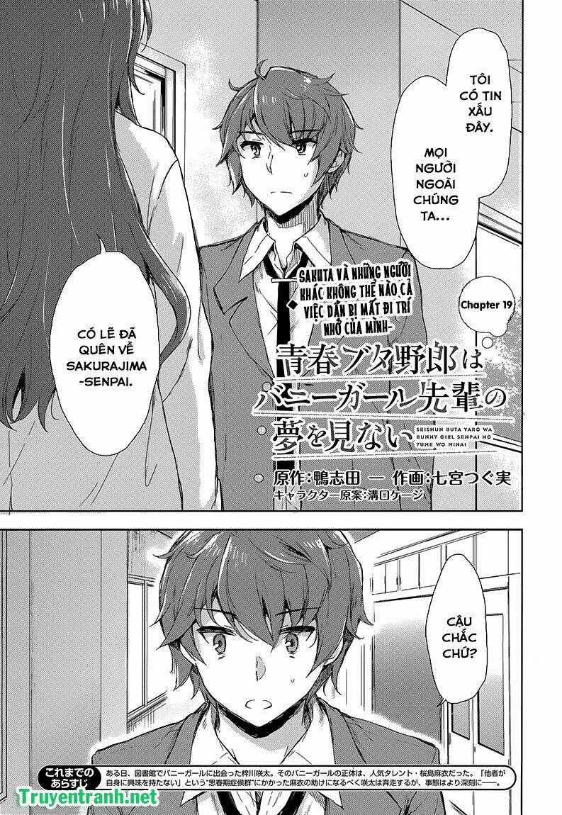 Seishun Buta Yarou Wa Bunny Girl Senpai No Yume O Minai Chapter 29 trang 1