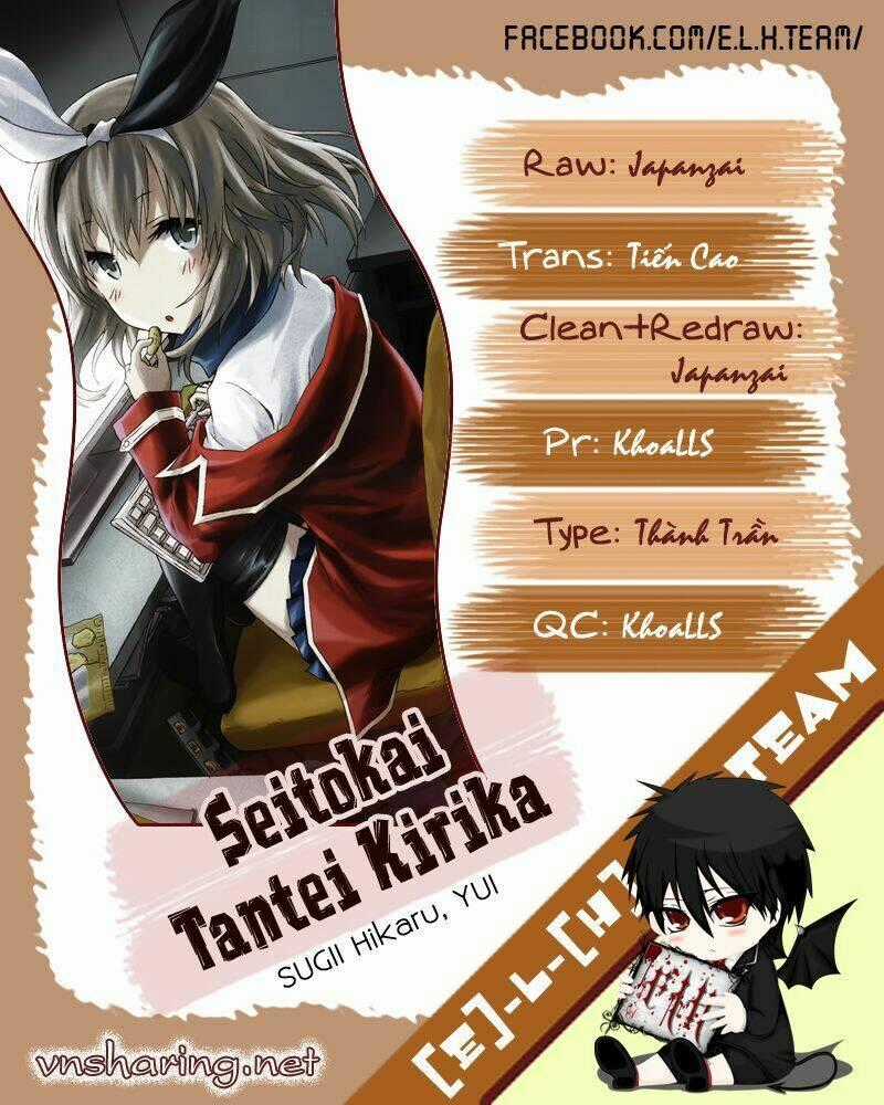 Seitokai Tantei Kirika Chapter 3 trang 1