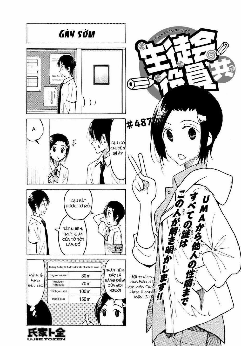 Seitokai Yakuindomo Chapter 487 trang 0