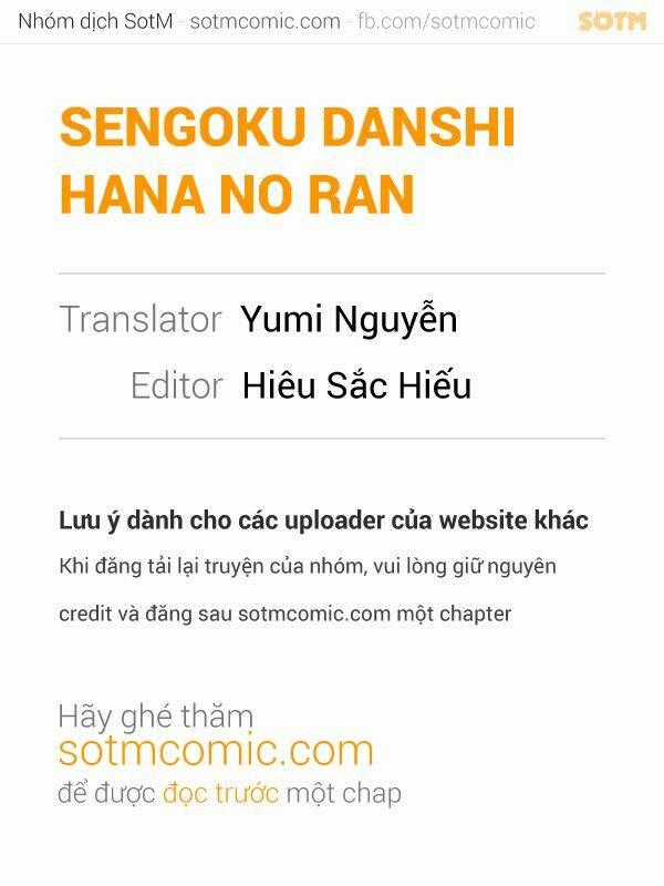 Sengoku Danshi Hana No Ran Chapter 5 trang 0