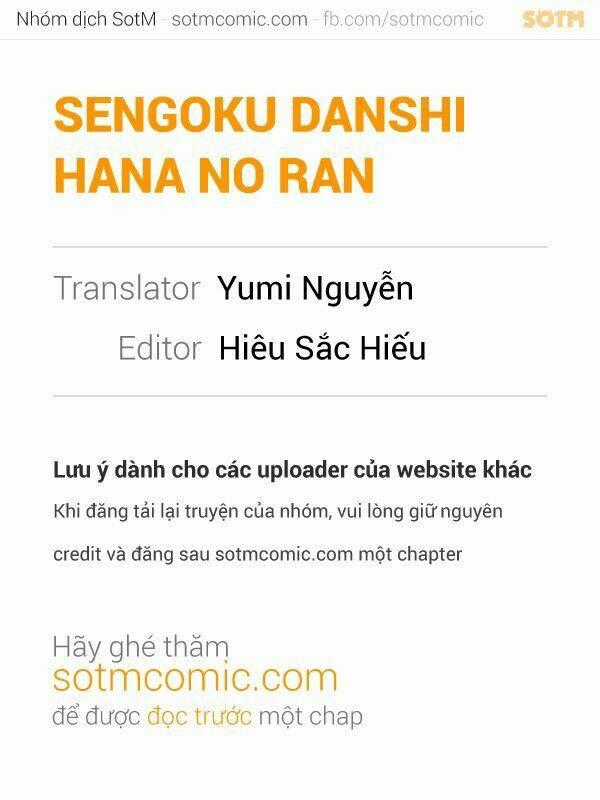 Sengoku Danshi Hana No Ran Chapter 6 trang 0