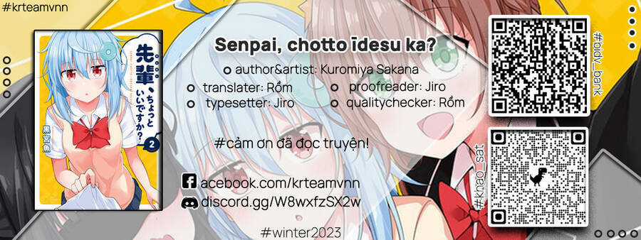 Senpai, Chotto Īdesu Ka? Chapter 11 trang 0