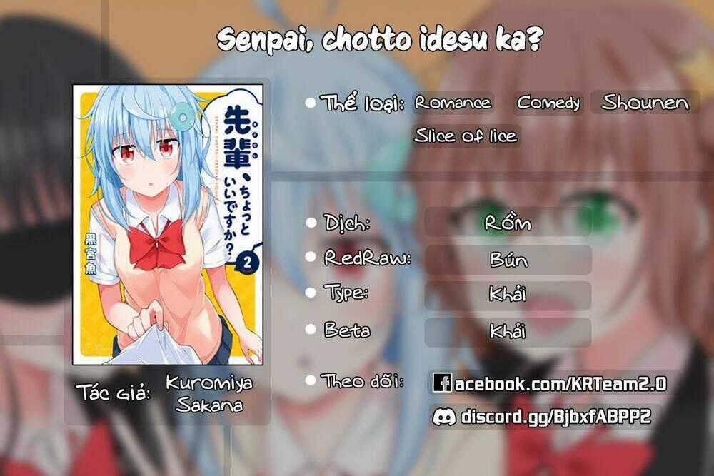 Senpai, Chotto Īdesu Ka? Chapter 3 trang 0