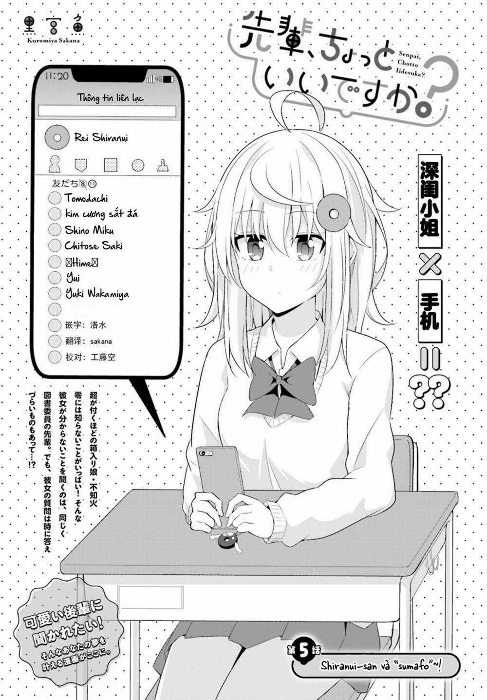 Senpai, Chotto Īdesu Ka? Chapter 5 trang 1