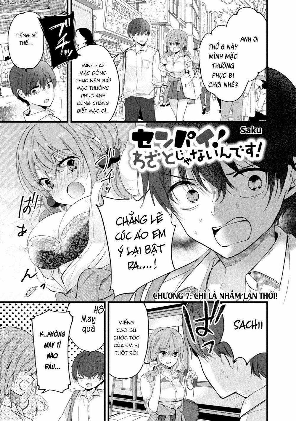 Senpai! Em Không Cố Ý Đâu! Chapter 7 trang 1