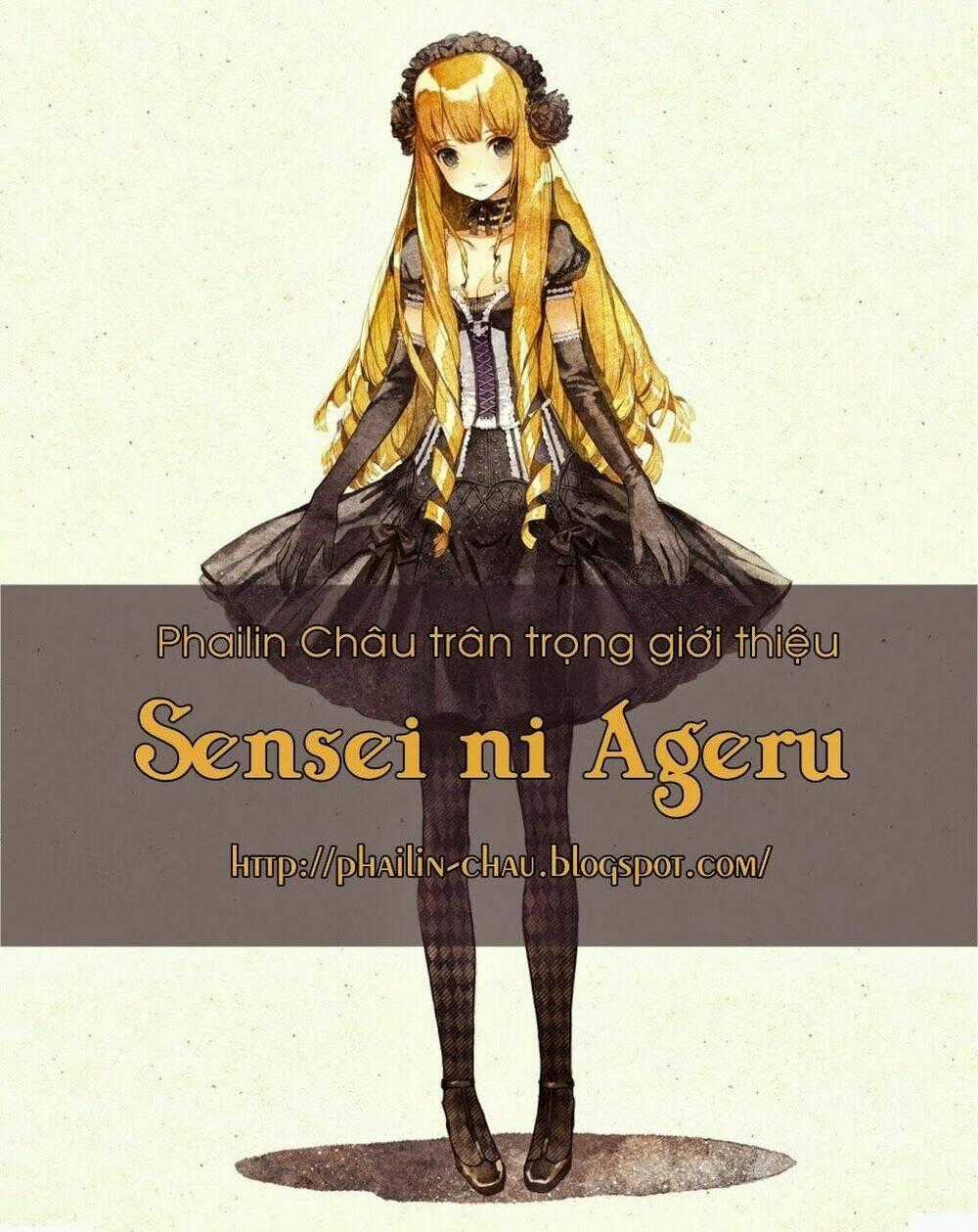 Sensei Ni Ageru Chapter 3 trang 1