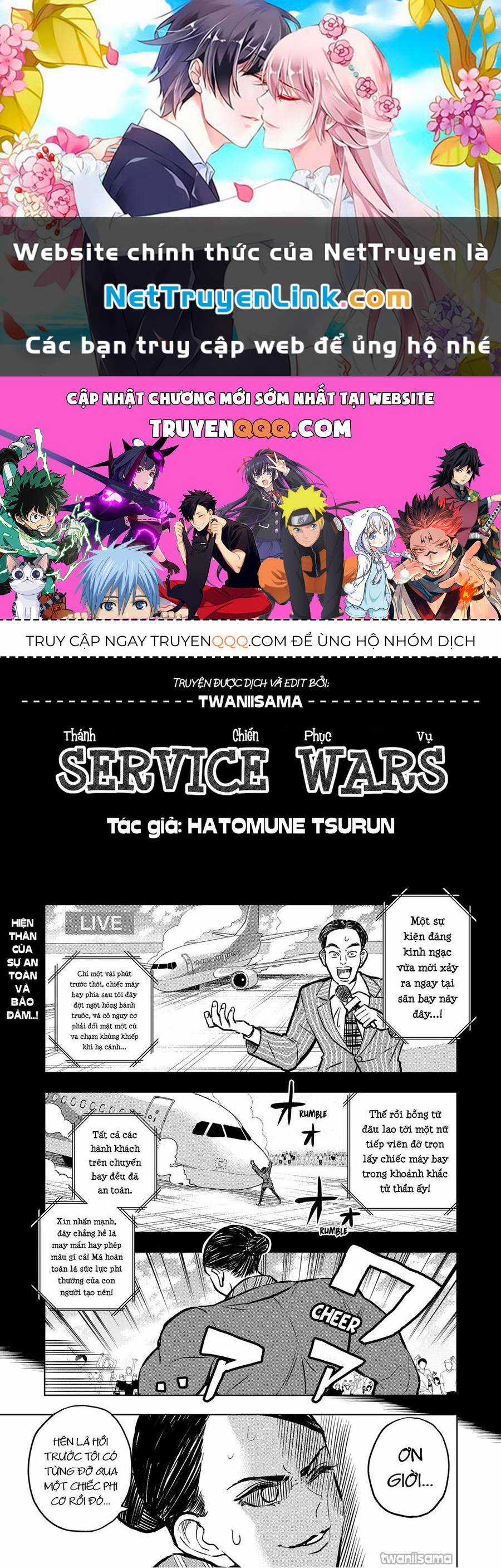 Service Wars - Thánh Chiến Phục Vụ Chapter 34 trang 0