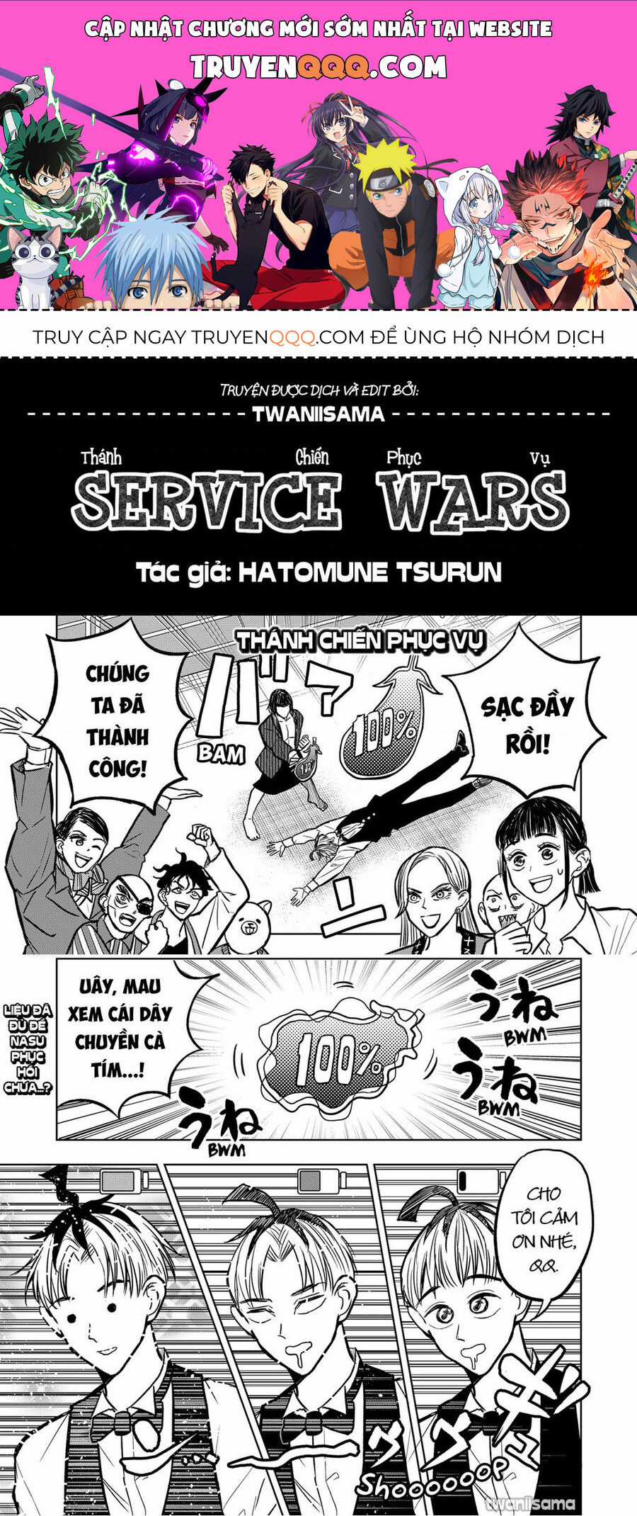 Service Wars - Thánh Chiến Phục Vụ Chapter 35 trang 1