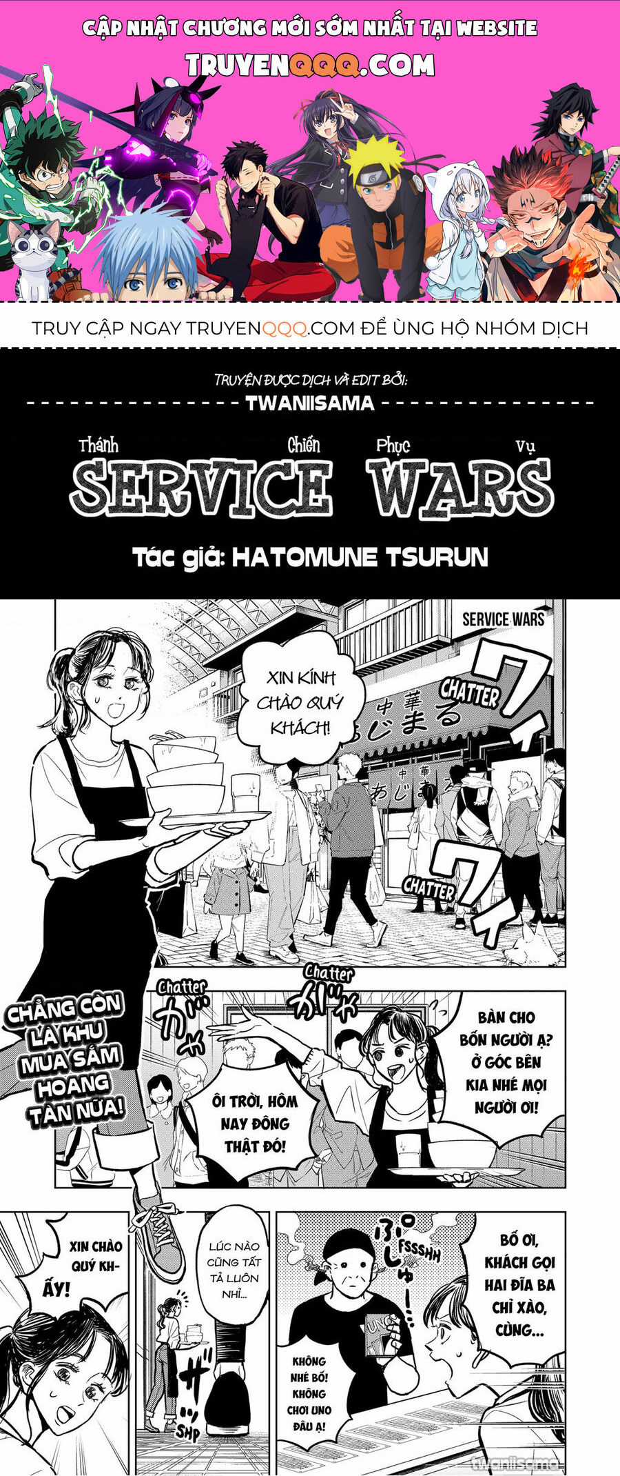 Service Wars - Thánh Chiến Phục Vụ Chapter 37 trang 0