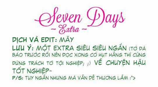 Seven Days Chapter 13.2 trang 0