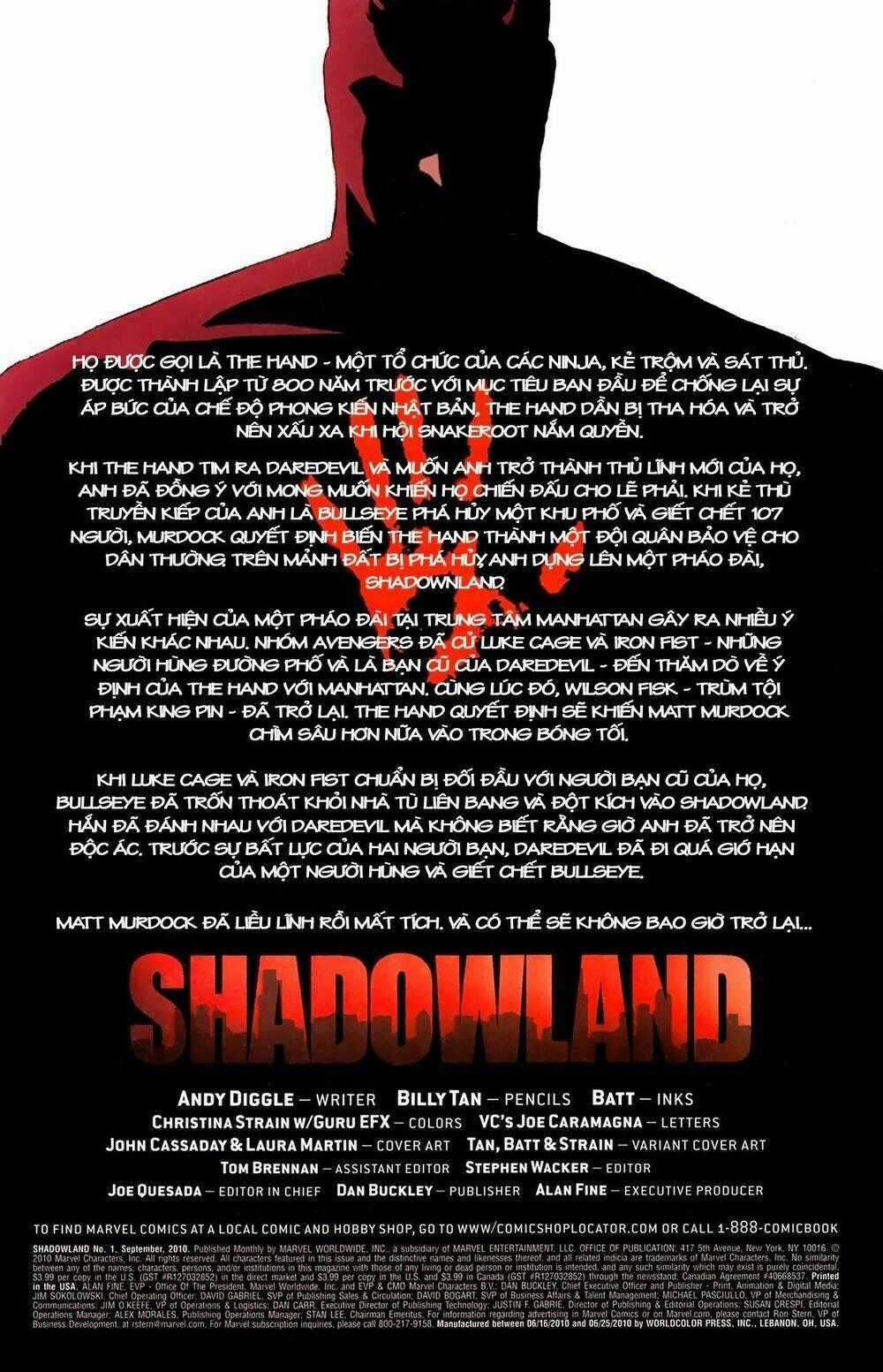 Shadowland Chapter 2 trang 1