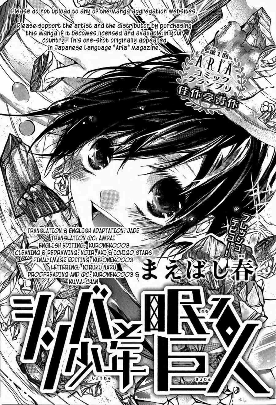 Shinba Shounen To Nemuru Kyojin Chapter 1 trang 0