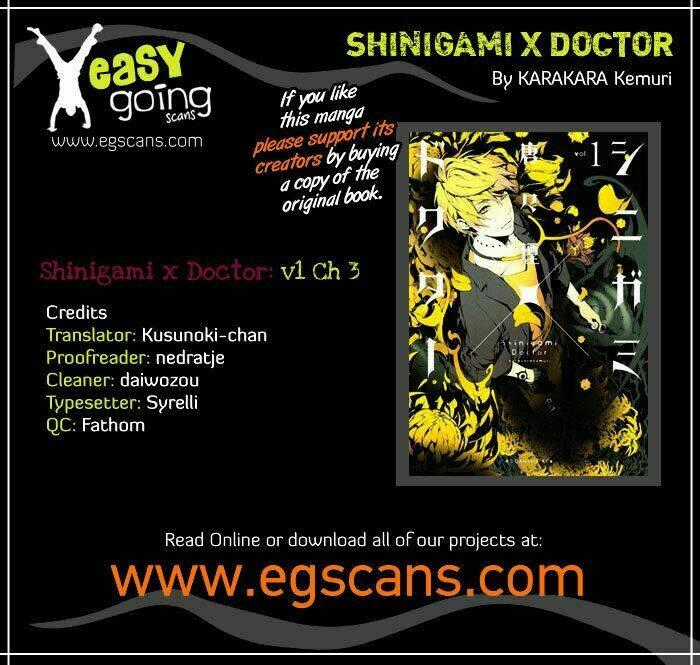 Shinigami x Doctor Chapter 3 trang 1