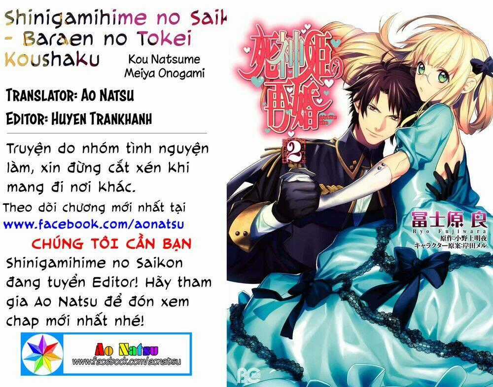 Shinigamihime No Saikon - Baraen No Tokei Koushaku Chapter 8 trang 1