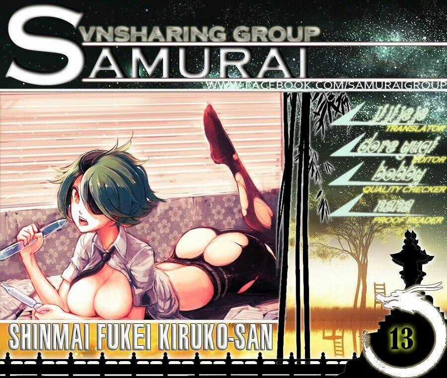 Shinmai fukei Kiruko-san Chapter 13 trang 0