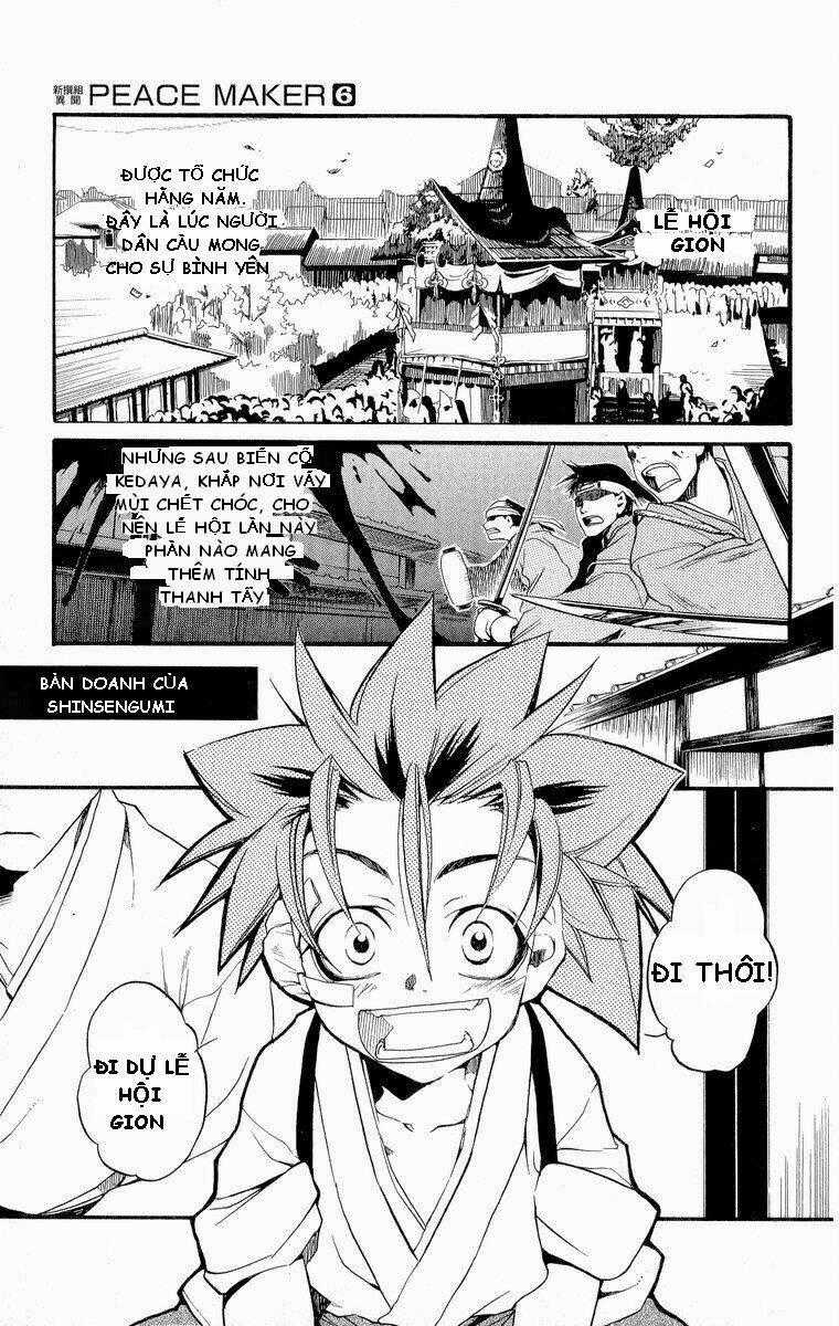 Shinsengumi Imon Peace Maker Chapter 29 trang 0