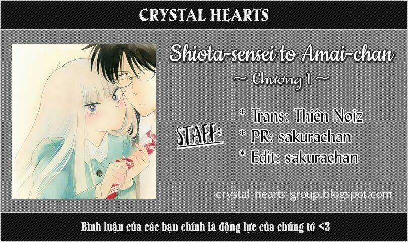 Shiota-Sensei To Amai-Chan Chapter 1 trang 0