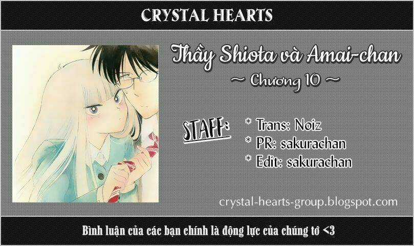 Shiota-Sensei To Amai-Chan Chapter 10 trang 0