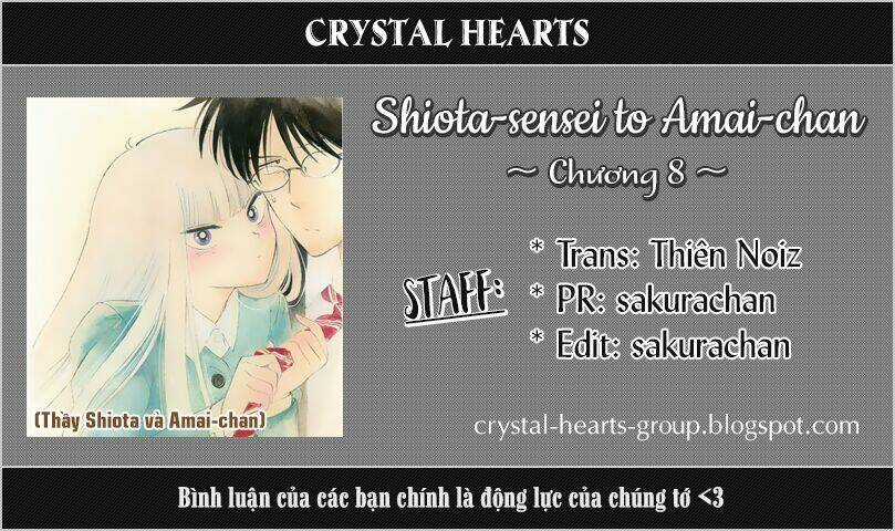 Shiota-Sensei To Amai-Chan Chapter 8 trang 0