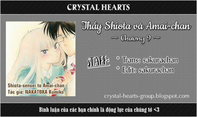 Shiota-Sensei To Amai-Chan Chapter 9 trang 0