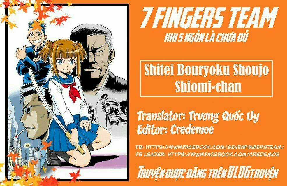 Shitei Bouryoku Shoujo Shiomi-Chan Chapter 10 trang 1