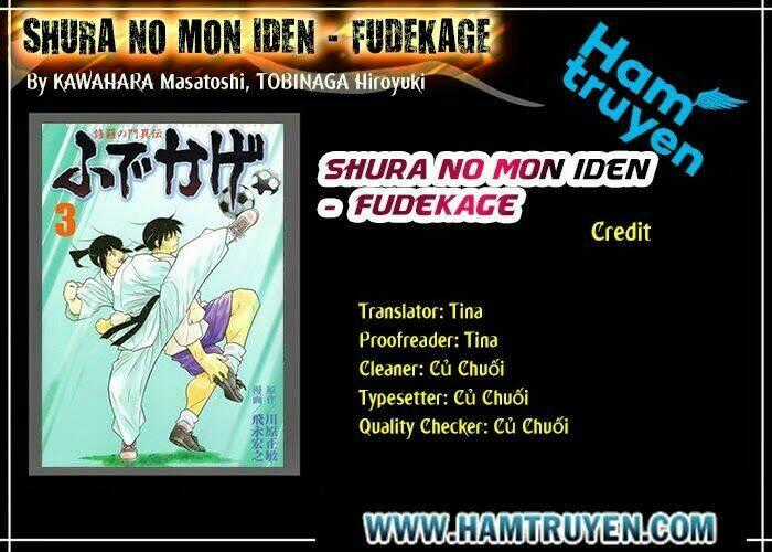 Shura no Mon Iden - Fudekage Chapter 1.3 trang 0