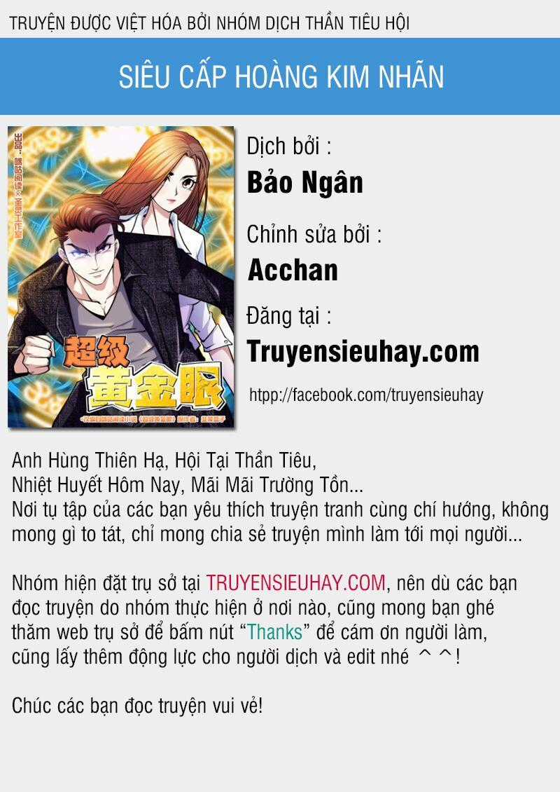 Siêu Cấp Hoàng Kim Nhãn Chapter 7 trang 0