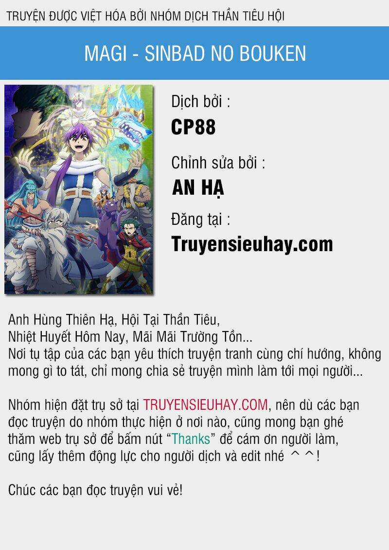 Sinbad No Bouken Chapter 133 trang 0